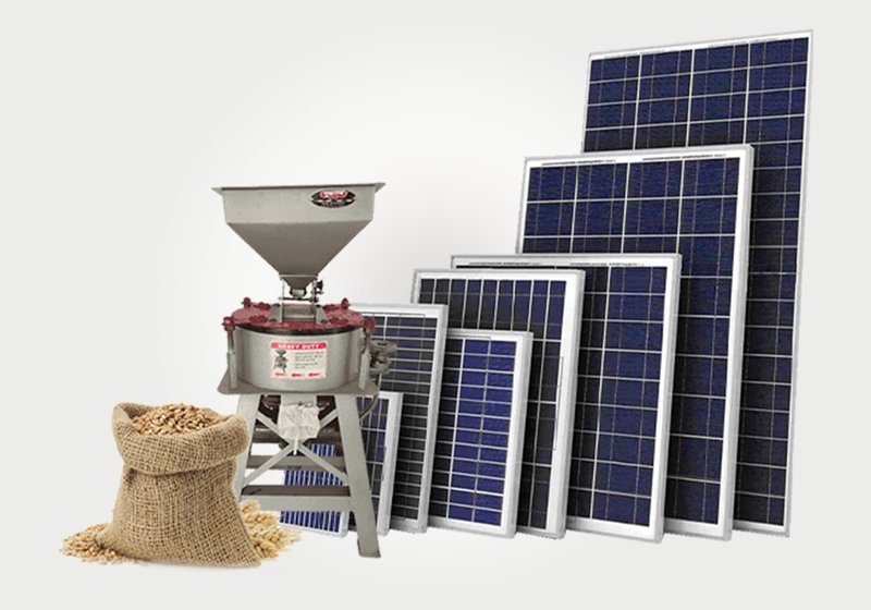 Solar Atta Chakki Flour Mill