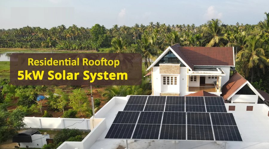 Completed Residential 5kW Solar Installation